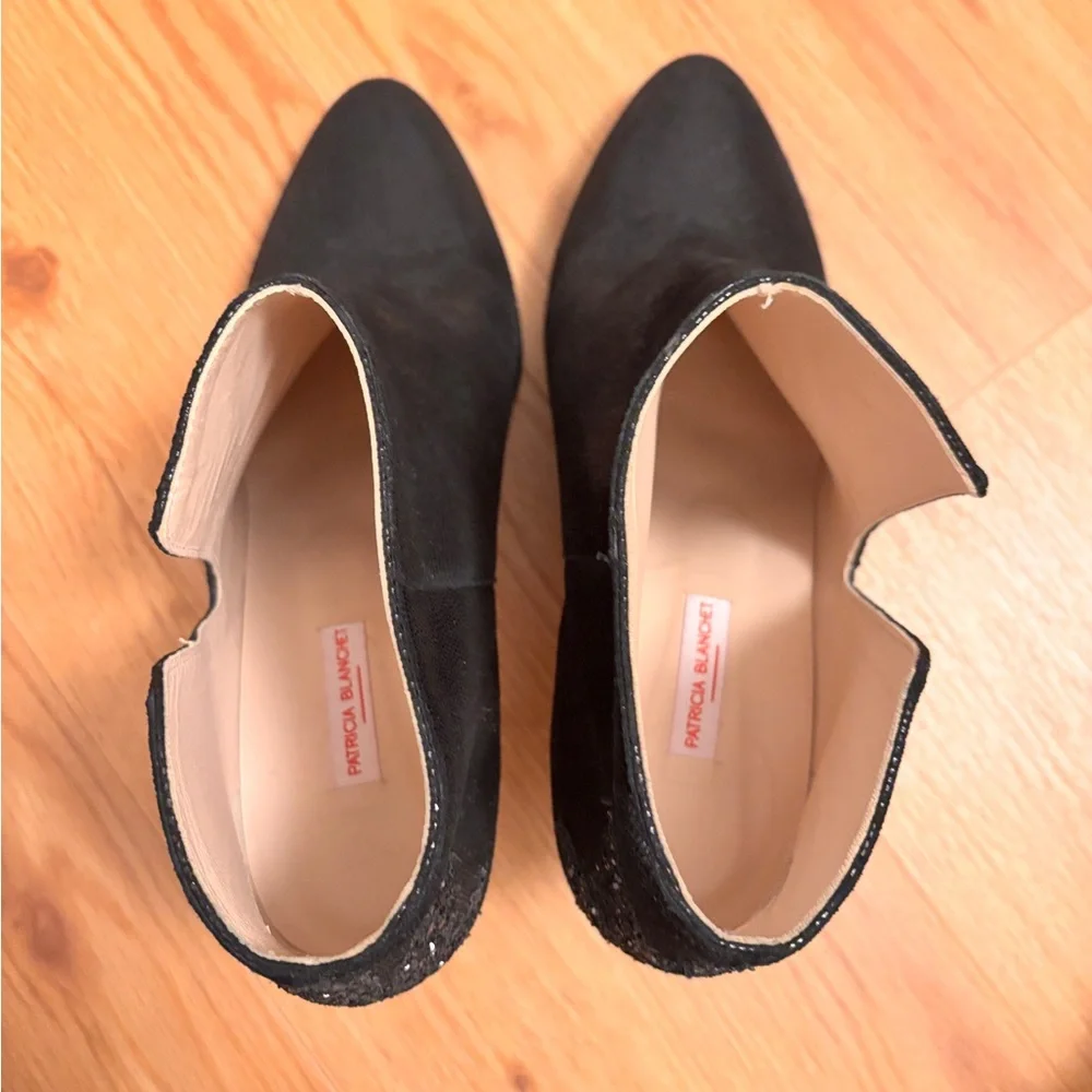 Kaktus Black Textured Ankle Booties Patricia Blanchet - Picture 7 of 9